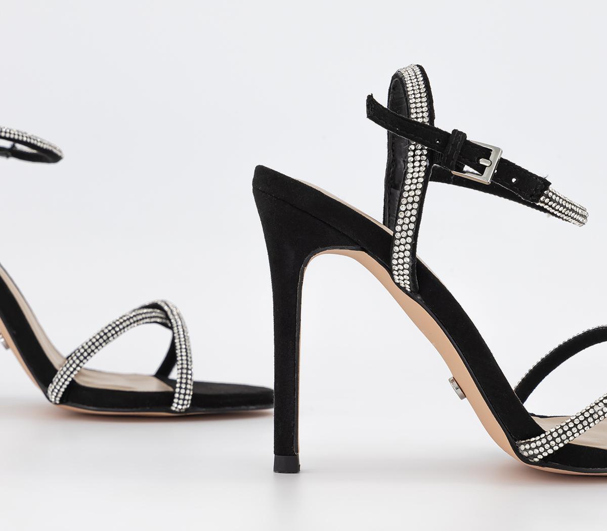 OFFICEWide Fit Honor Embellished Front Strap Heels OFFICEWide Fit Honor Embellished Front Strap HeelsBlack