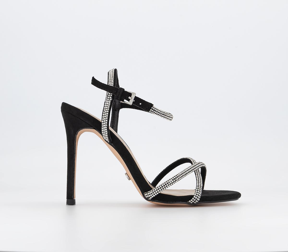 OFFICEWide Fit Honor Embellished Front Strap HeelsBlack