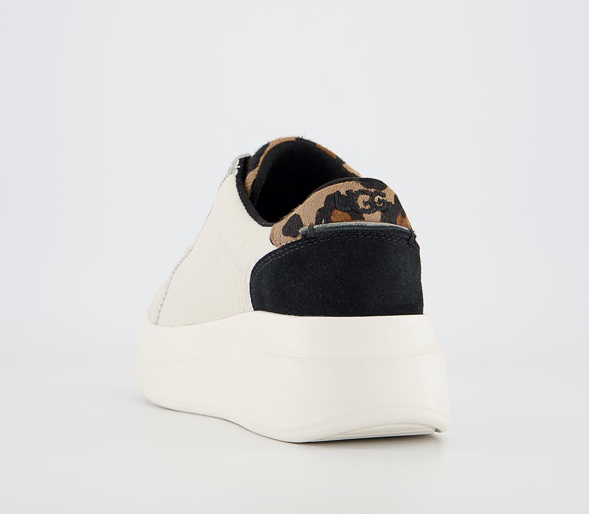 UGG Scape Spotty Lace Trainers Natural Leopard - Flat Shoes for Women