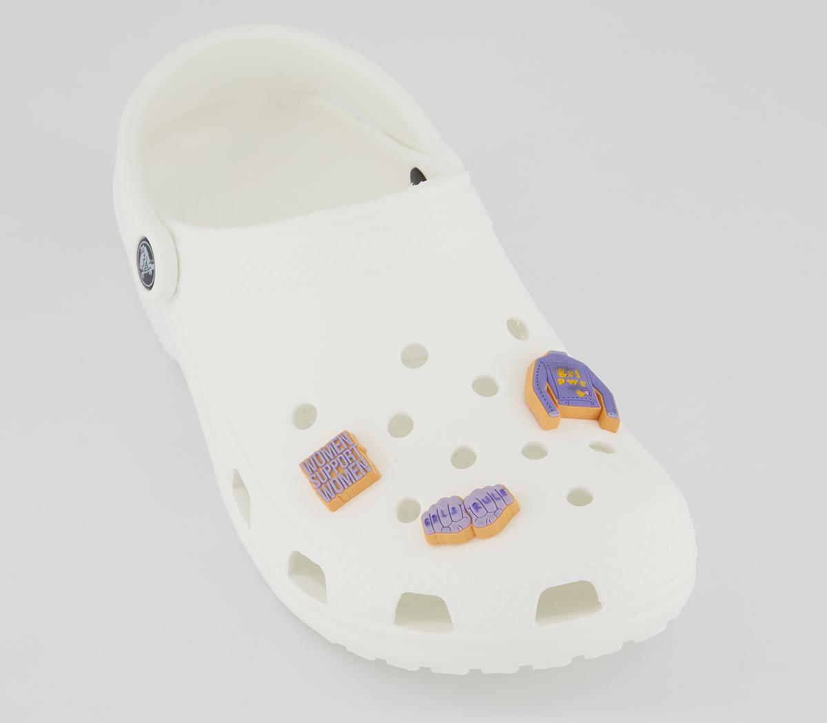 Crocs Girl Power 3 Pack Jibbitz Multi Crocs Girl Power 3 Pack Jibbitz Multi Multi