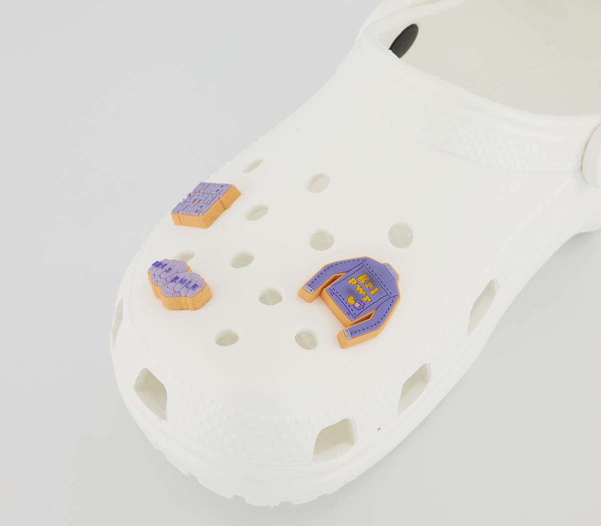 Crocs Girl Power 3 Pack Jibbitz Multi Crocs Girl Power 3 Pack Jibbitz Multi Multi