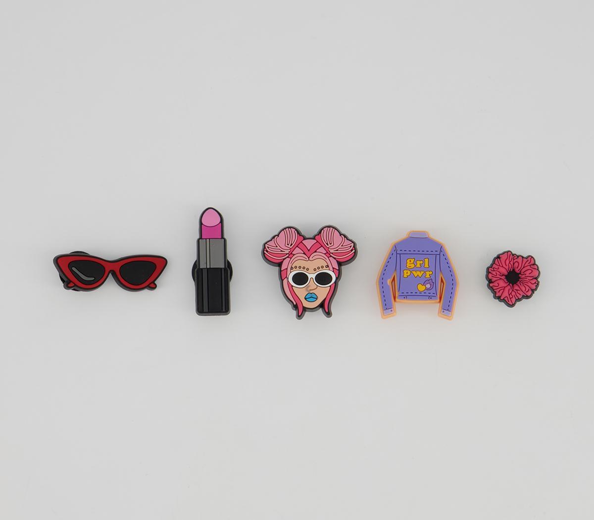 CrocsFashionista 5 Pack Jibbitz Multi CrocsFashionista 5 Pack Jibbitz MultiMulti
