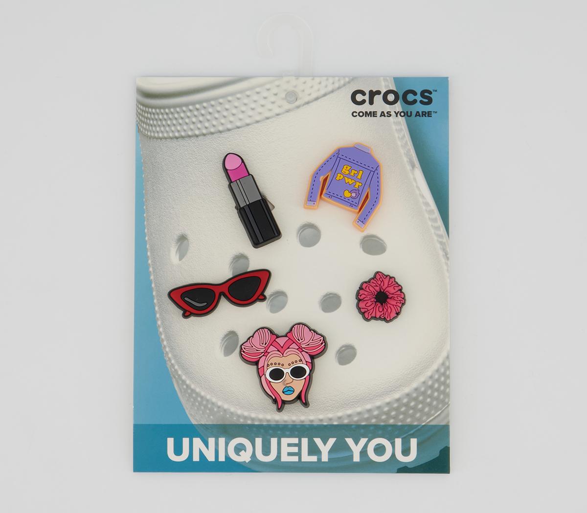 Crocs Fashionista 5 Pack Jibbitz Multi Crocs Fashionista 5 Pack Jibbitz Multi Multi