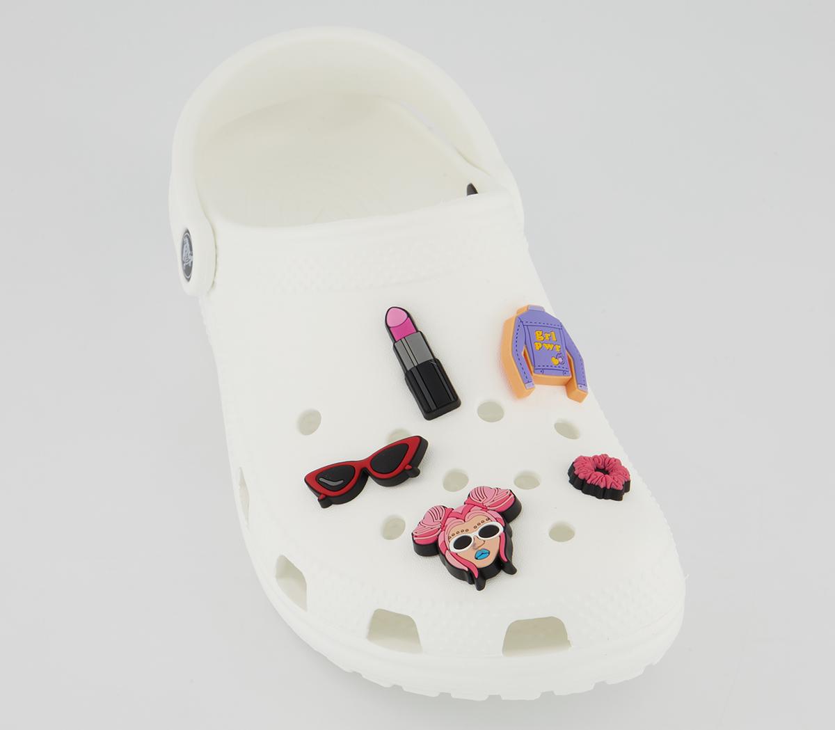 Crocs Fashionista 5 Pack Jibbitz Multi Crocs Fashionista 5 Pack Jibbitz Multi Multi