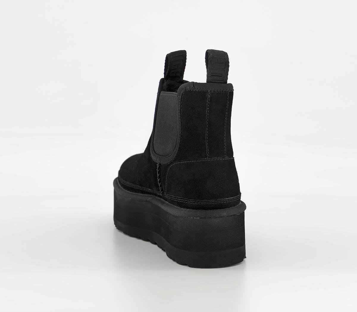 UGG Neumel Platform Chelsea Boots Black - Women's Chelsea Boots