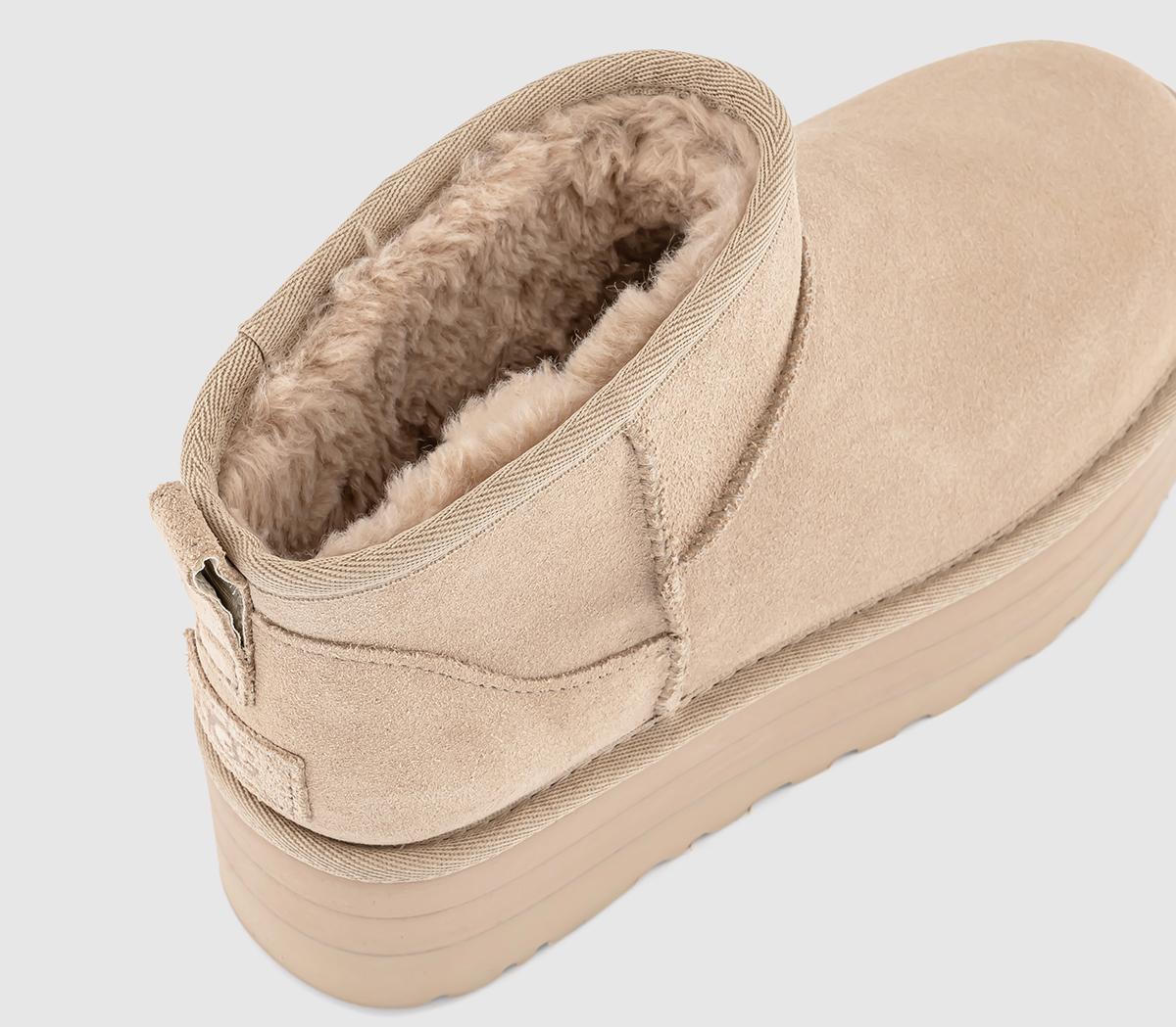 UGGClassic Ultra Mini Platform BootsSand