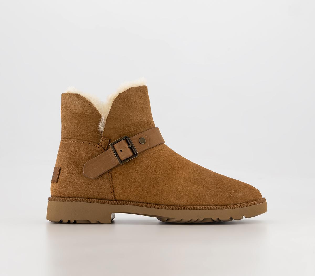 UGG Romely Short Buckle Boots Chestnut - Women's Boots