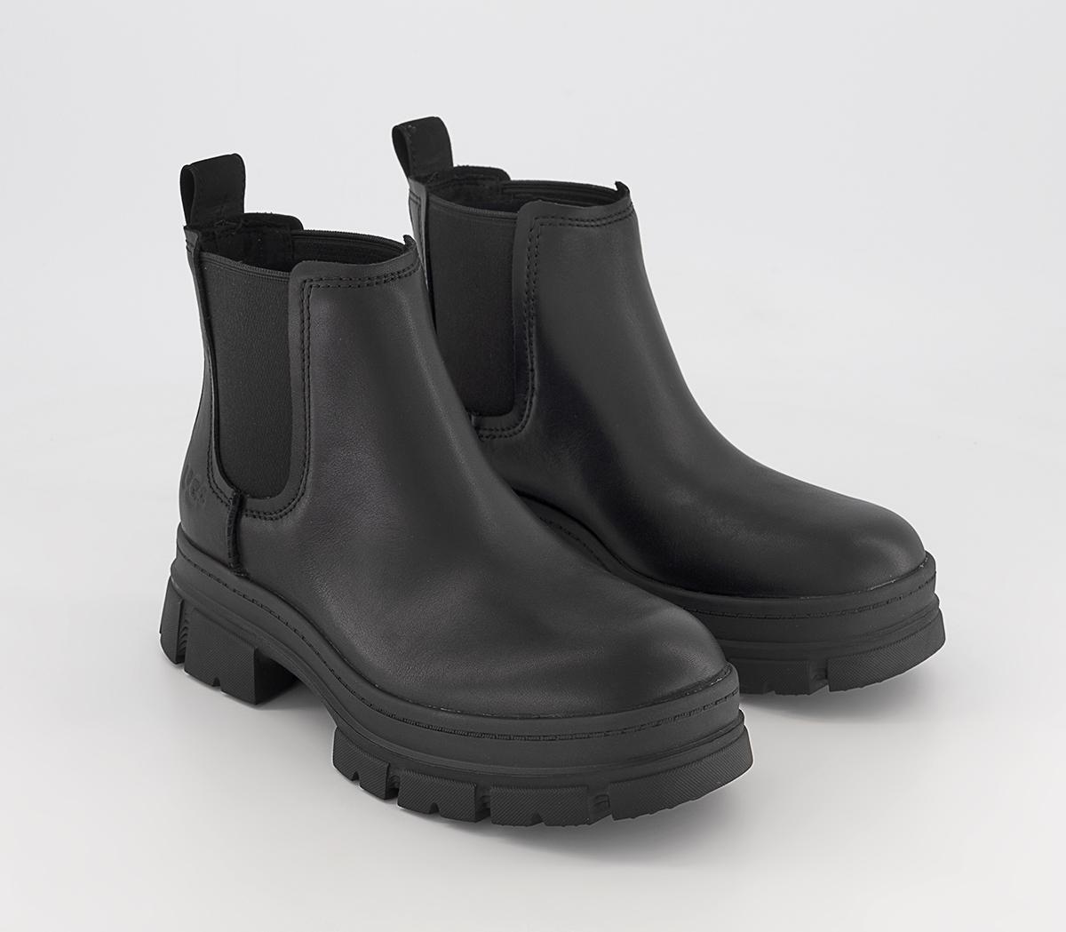 UGG Ashton Chelsea Boots Black - Women's Ankle Boots