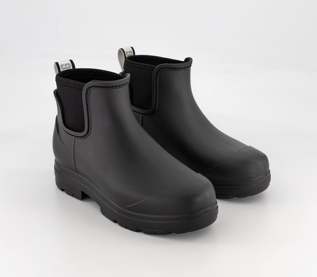 UGG Womens Droplet Rain Boots Black, 7