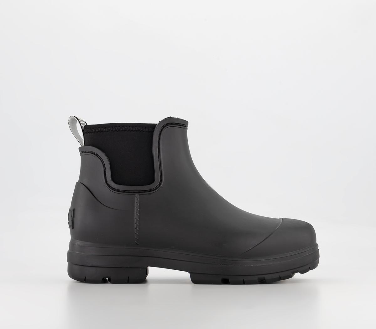 UGG Droplet Rain Boots Black - Women's Ankle Boots