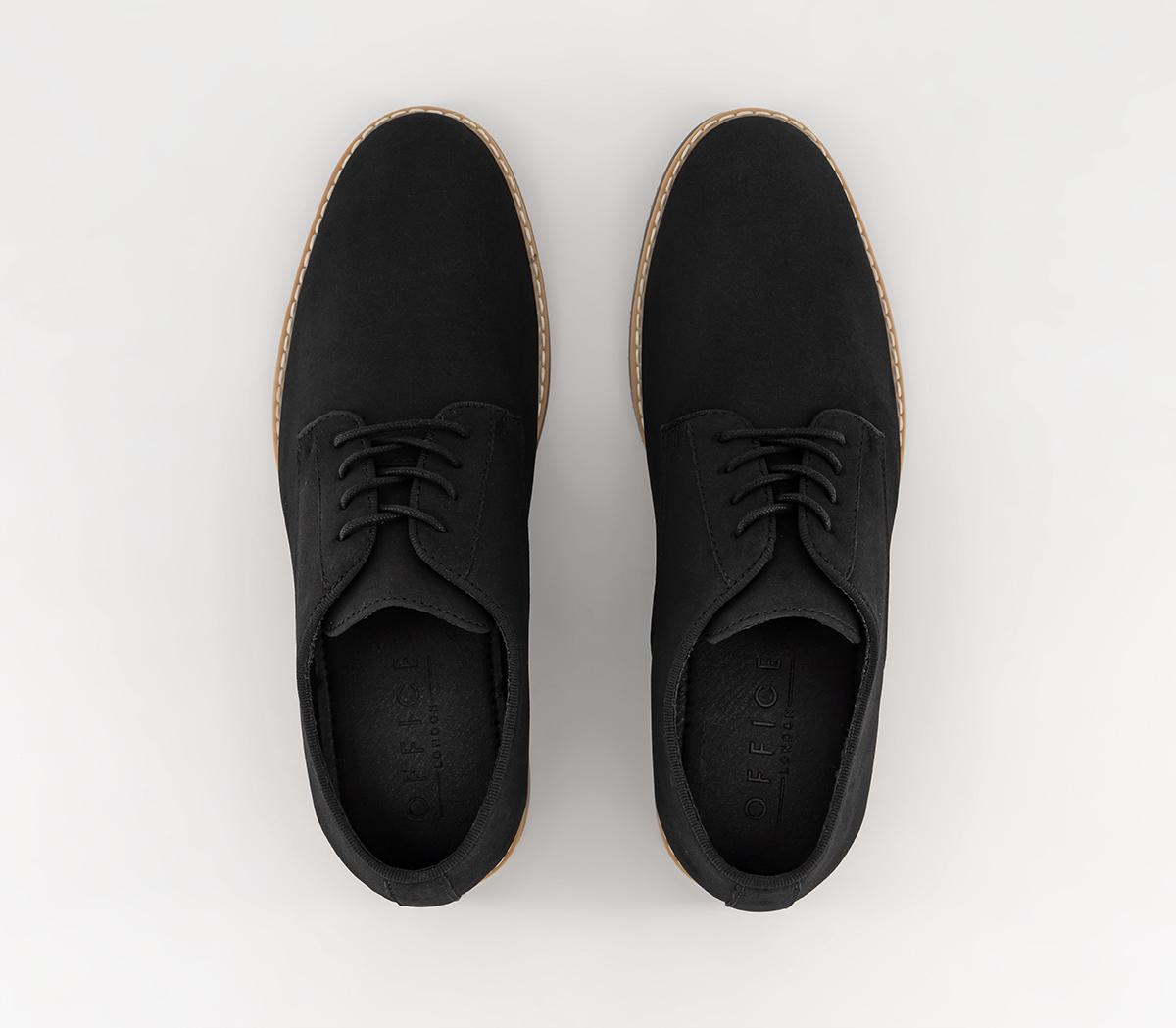 OFFICE Chandler Smart Derby Shoes Black Men's Casual Shoes