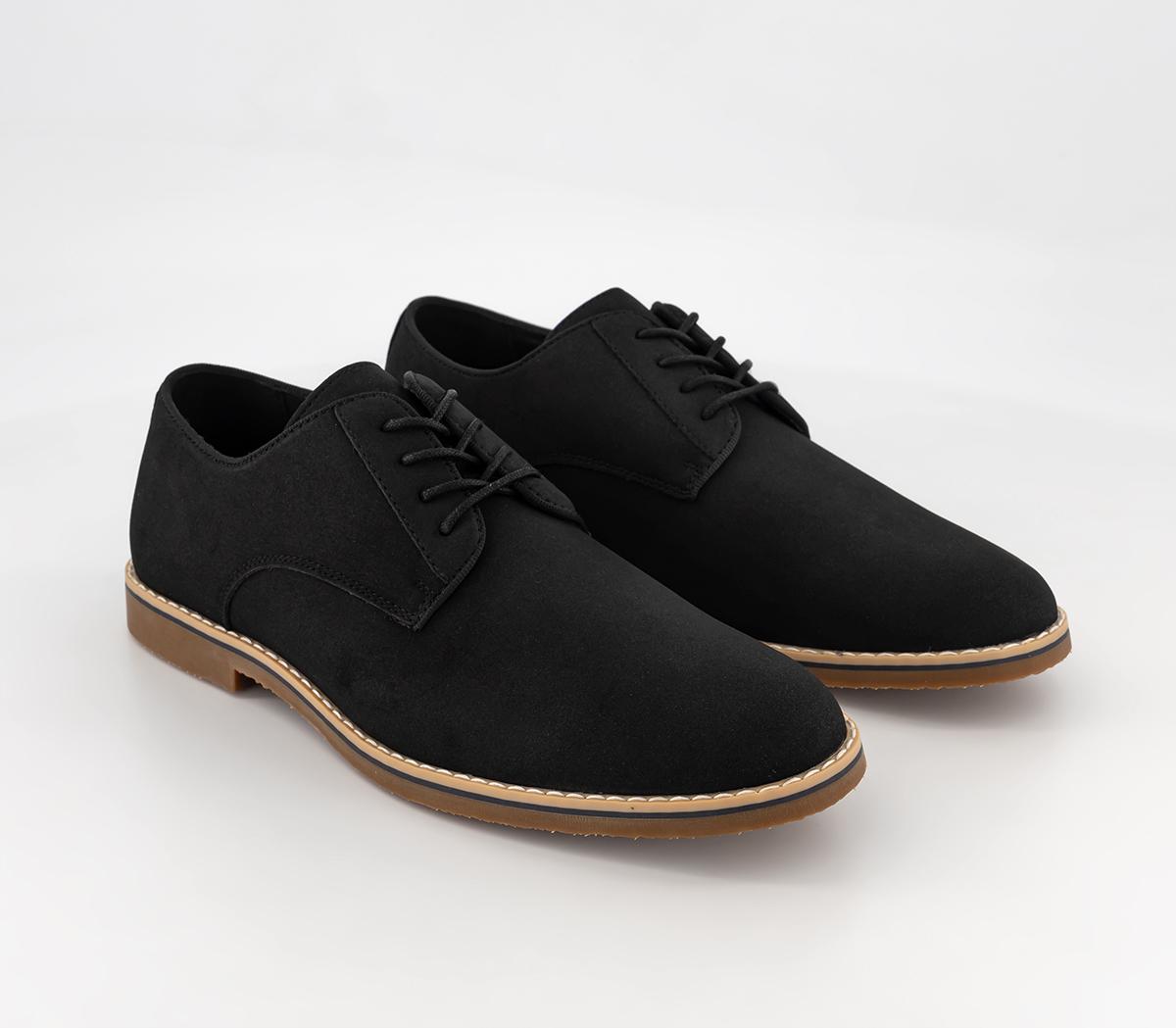 OFFICE Chandler Smart Derby Shoes Black - Men's Casual Shoes