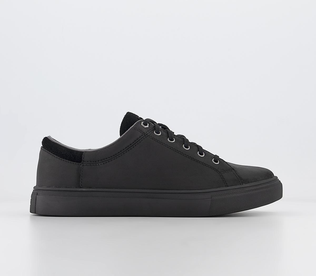 UGG Baysider Low Weather Sneakers Black - Men's Casual Shoes