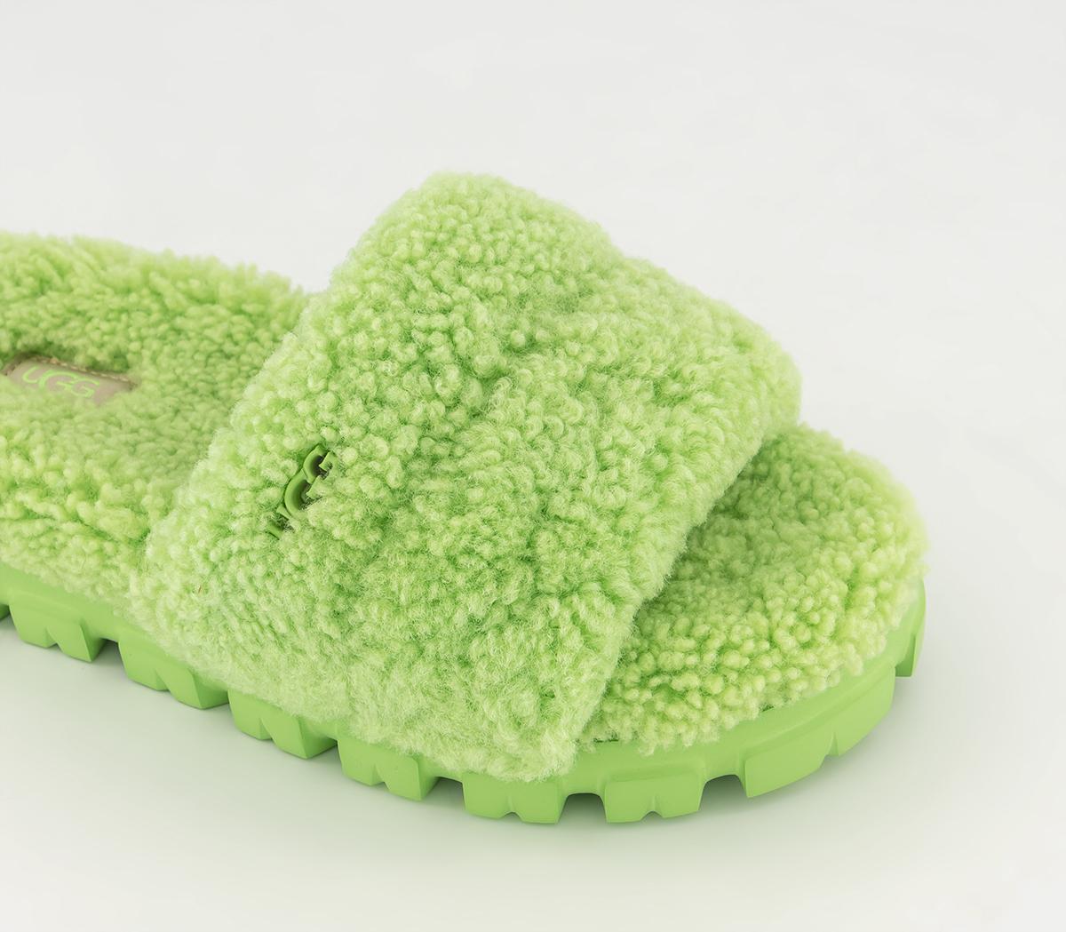 UGG Cozette Curly Slippers Parakeet Green - Premium Gifts