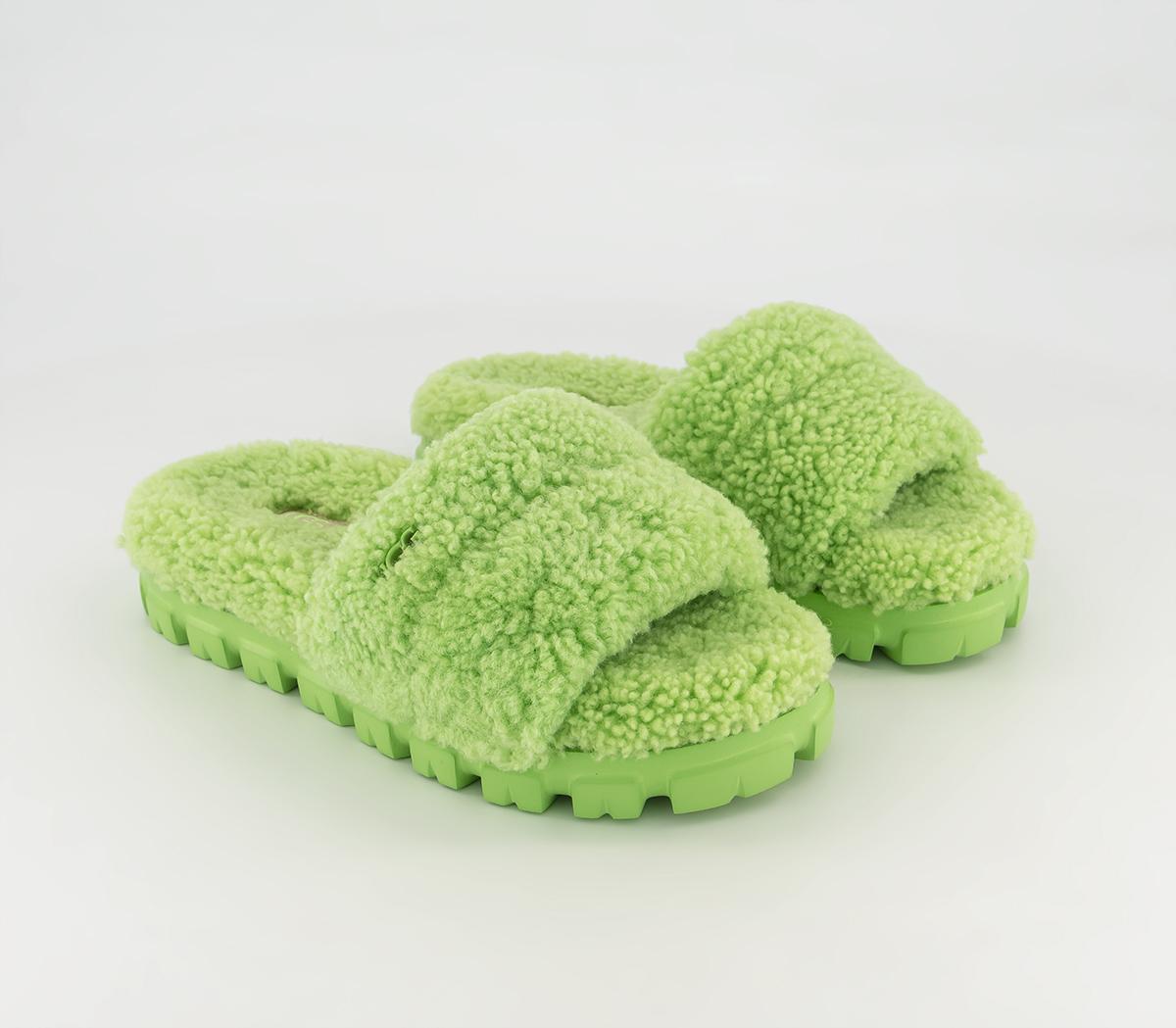 UGG Cozette Curly Slippers Parakeet Green - Premium Gifts