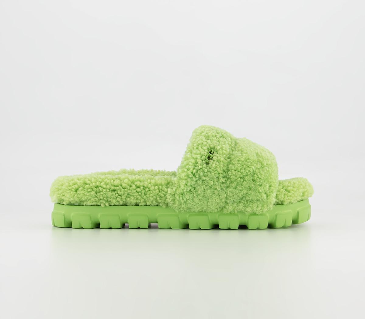 green uggs slides