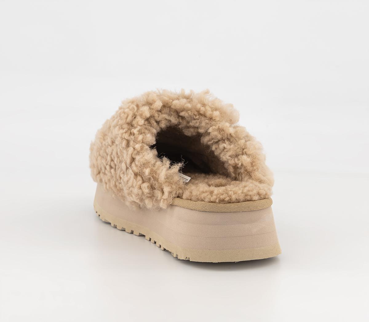 UGGMaxi Curly Platform SlippersSand
