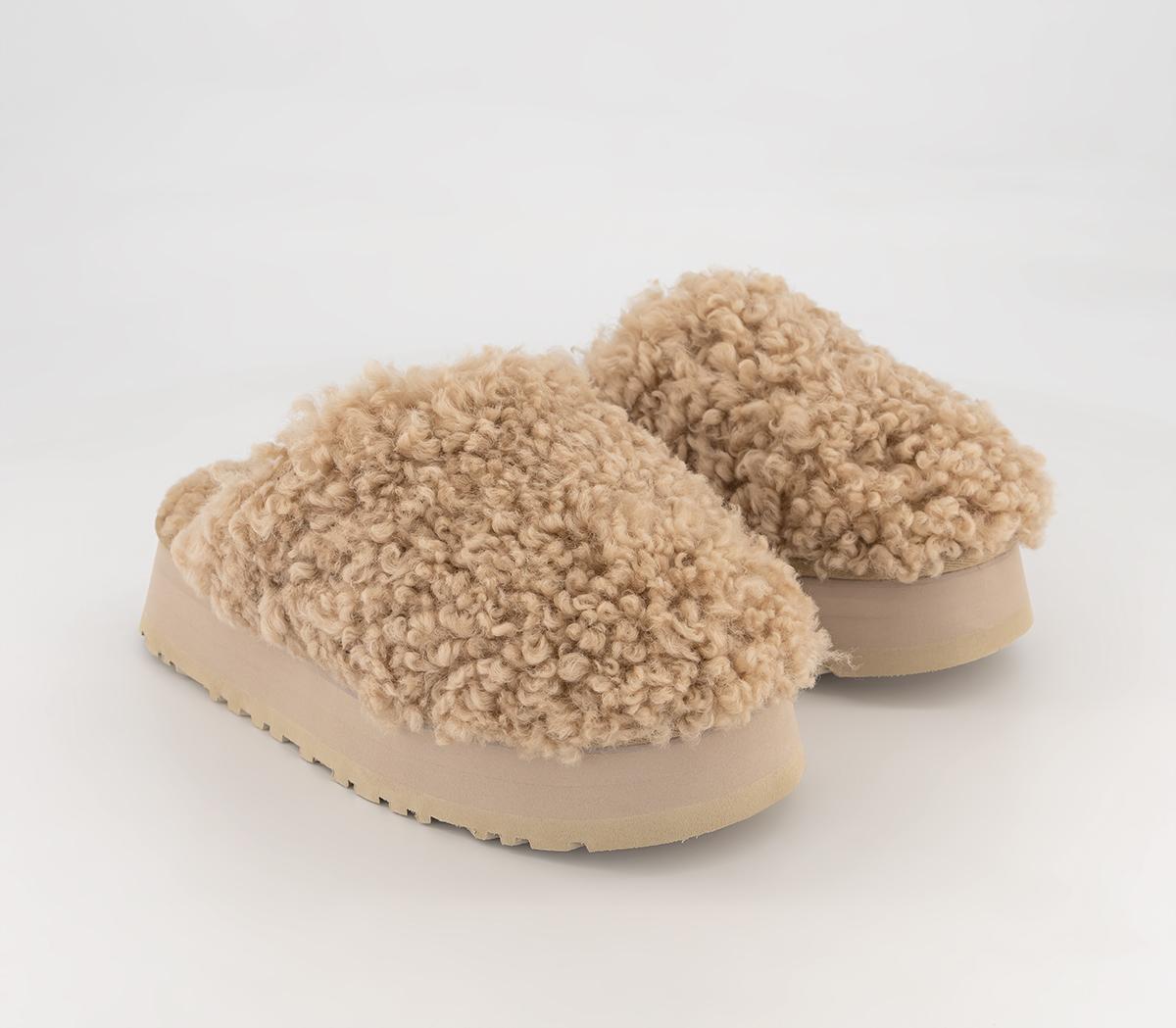 UGGMaxi Curly Platform SlippersSand