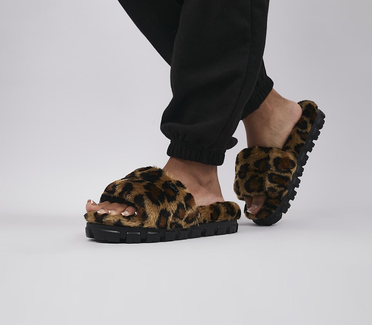 films niet voldoende Verhoog jezelf UGG Cozette Curly Spotty Slippers Natural Leopard - Premium Gifts