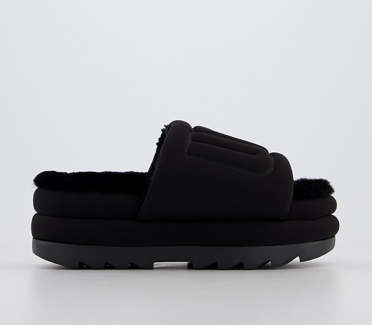 Ugg platform slide sandals hot sale