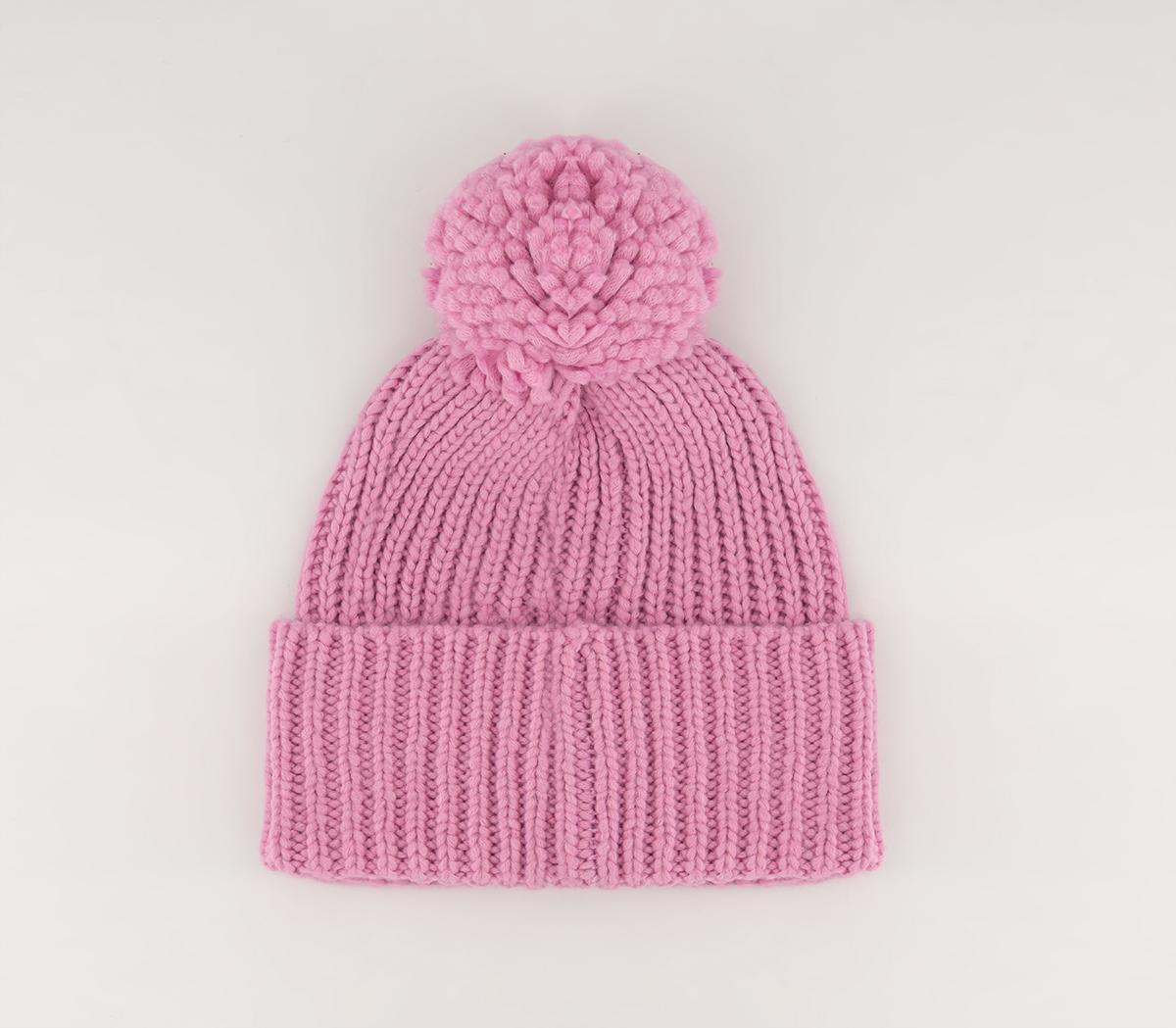 UGG Chunk Knit Hat W Pom UGG Chunk Knit Hat W Pom Rose Quartz