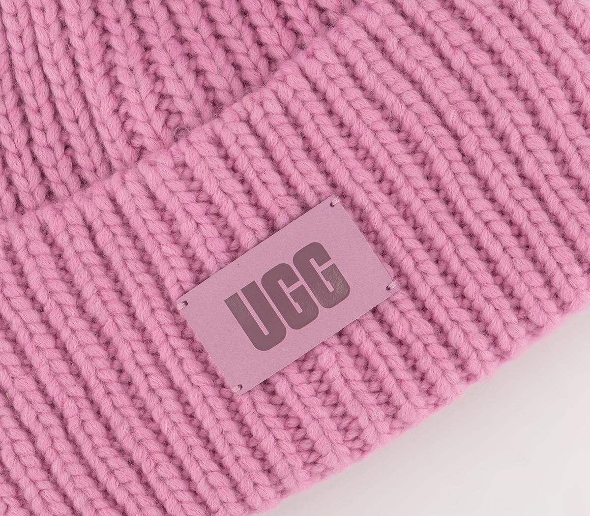UGG Chunk Knit Hat W Pom UGG Chunk Knit Hat W Pom Rose Quartz