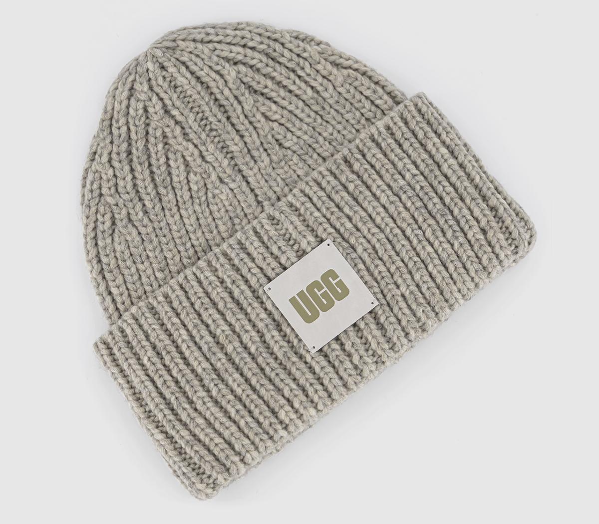 UGG Rib Knit Beanie Hat UGG Rib Knit Beanie Hat Light Grey