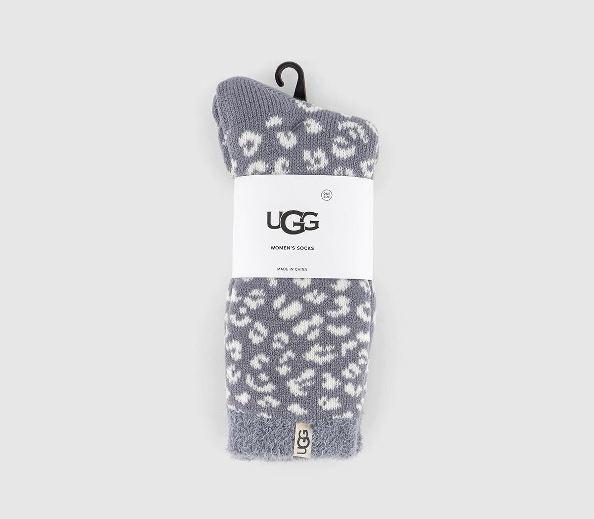 UGGJosephine Fleece Lined Socks UGGJosephine Fleece Lined SocksCloudy Grey Leopard