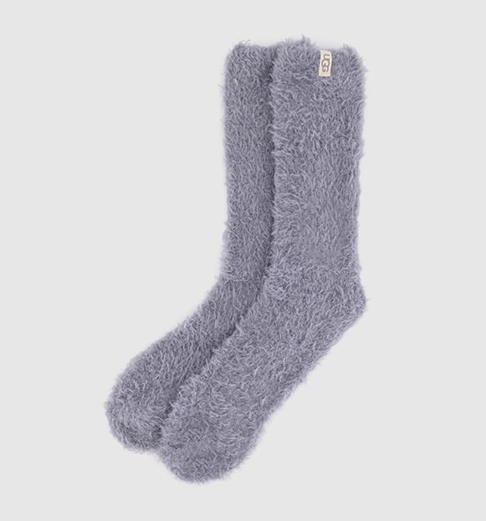 UGG Teddi Cozy Crew Socks Cloudy Grey