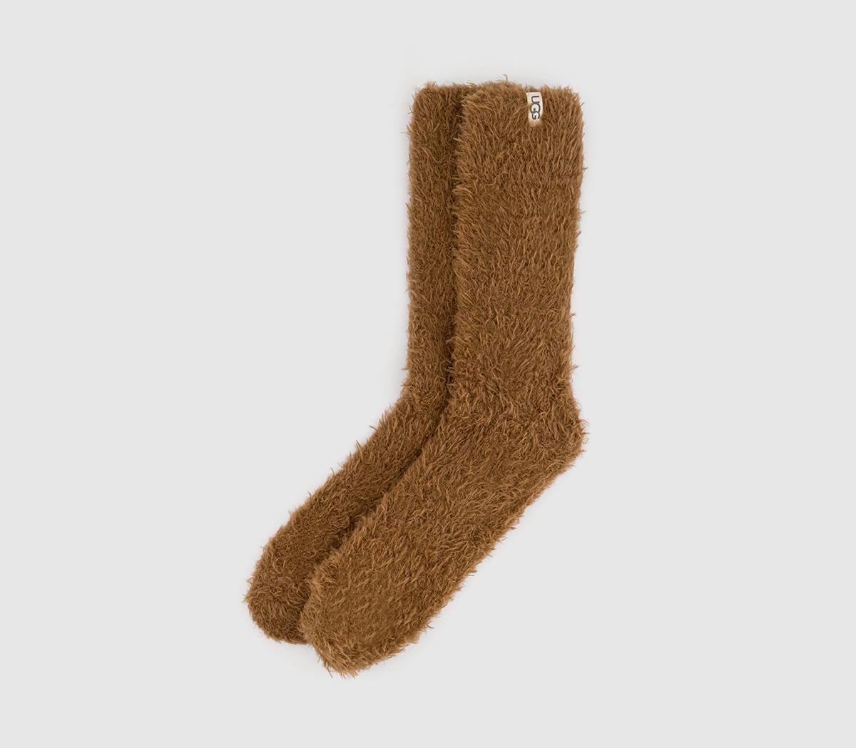 UGGTeddi Cozy Crew Socks UGGTeddi Cozy Crew SocksChestnut