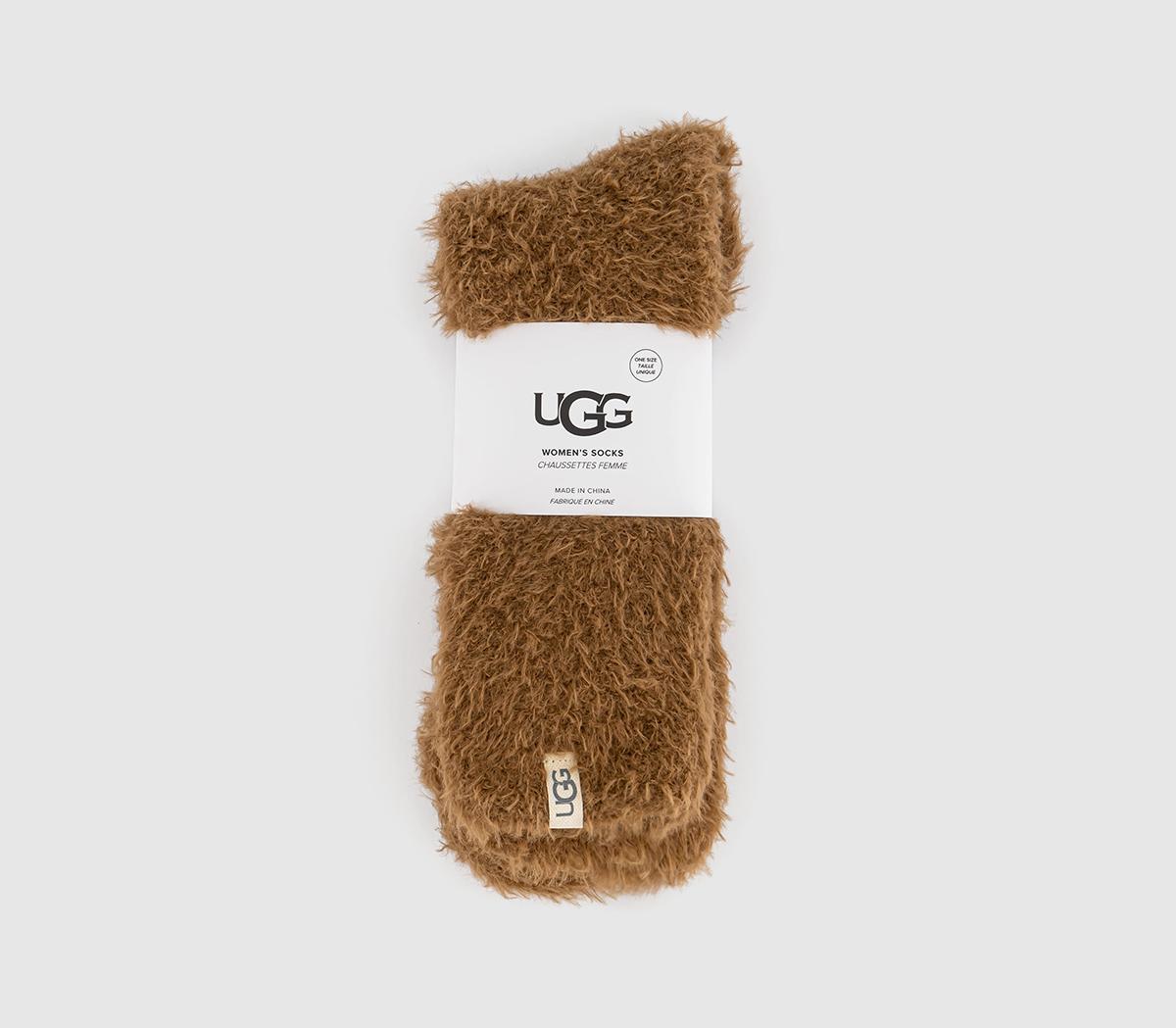 UGGTeddi Cozy Crew Socks UGGTeddi Cozy Crew SocksChestnut