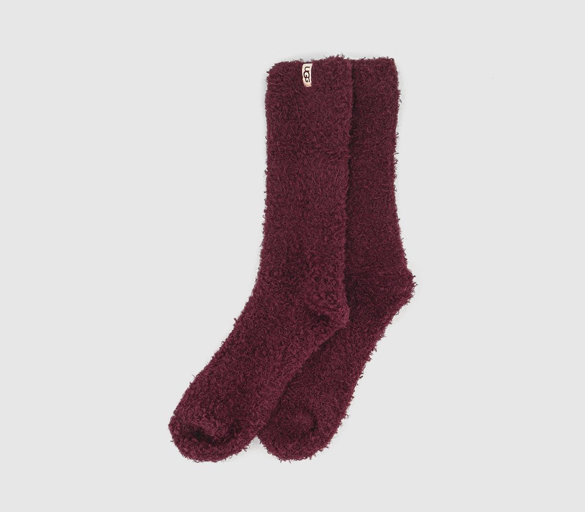 UGG Teddi Cozy Crew Socks Wild Grape - Socks