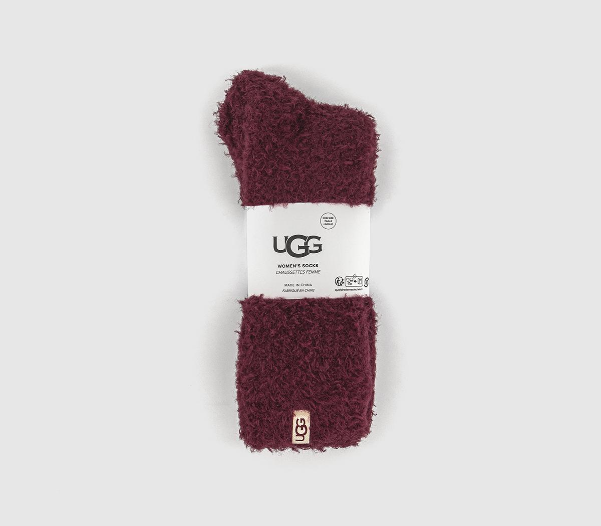 UGGTeddi Cozy Crew SocksWild Grape