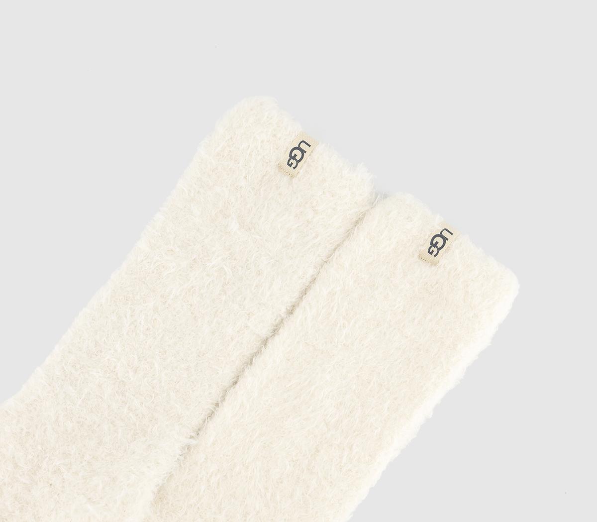 UGGTeddi Cozy Crew Socks UGGTeddi Cozy Crew SocksCream