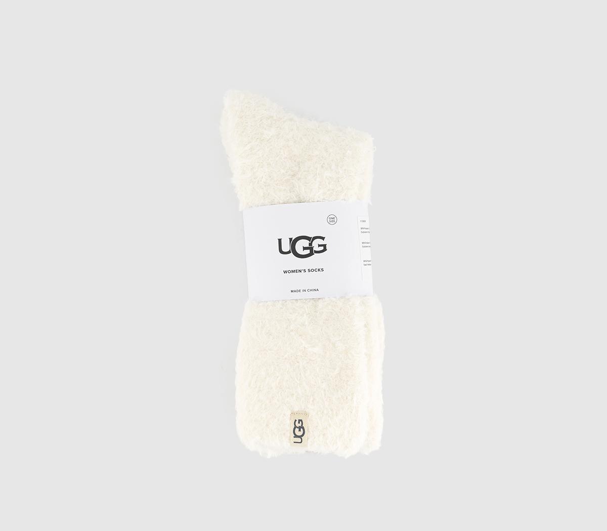 UGGTeddi Cozy Crew Socks UGGTeddi Cozy Crew SocksCream