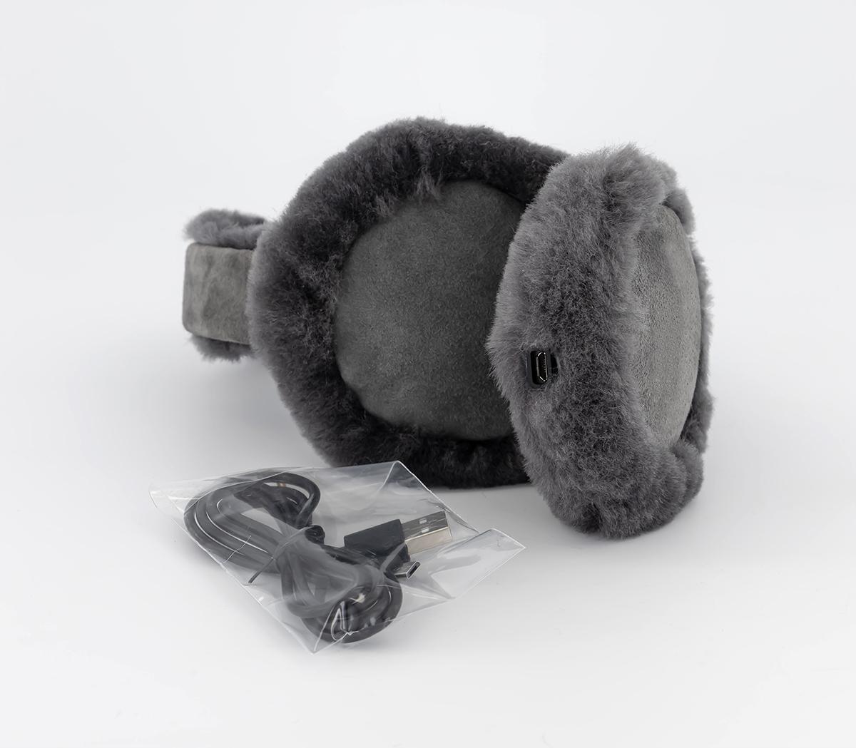 UGG Sheepskin Wireless Earmuff Metal Grey Accessories