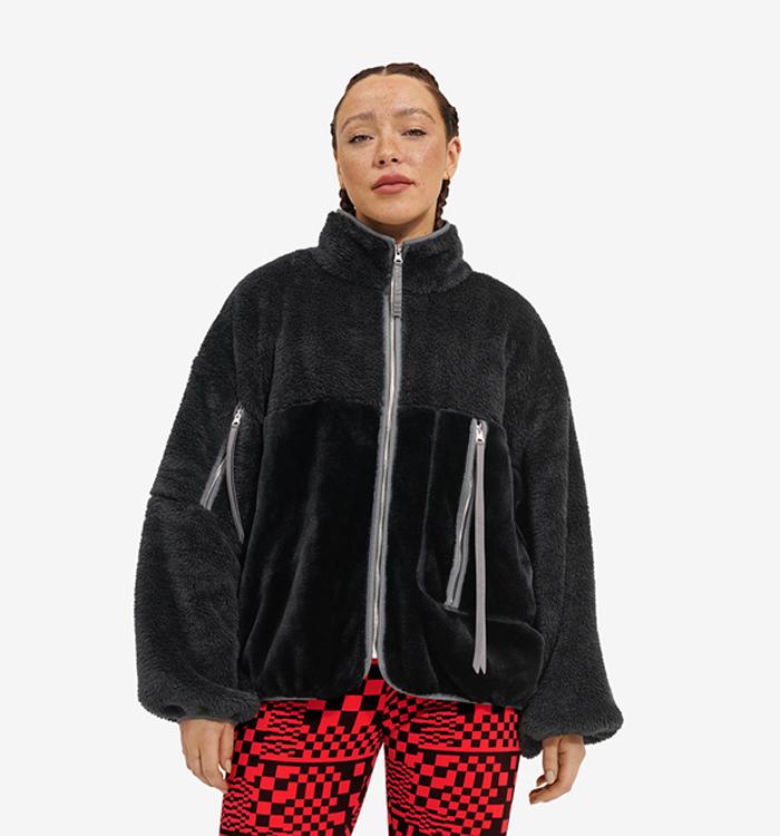 UGG Marlene Sherpa Jacket II Black