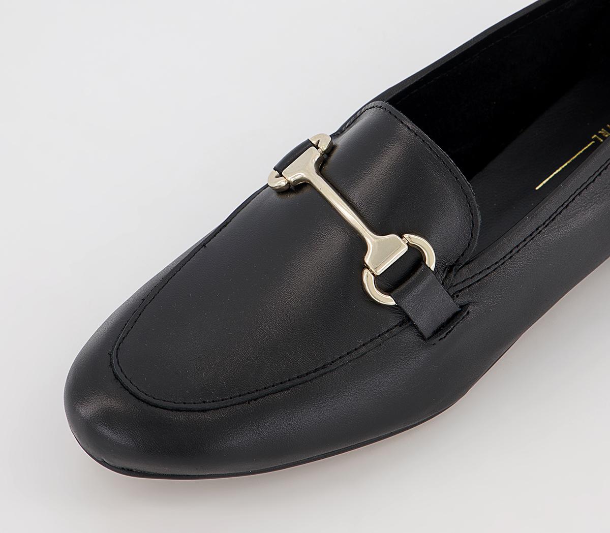 OFFICEFairmont Snaffle LoafersBlack Leather