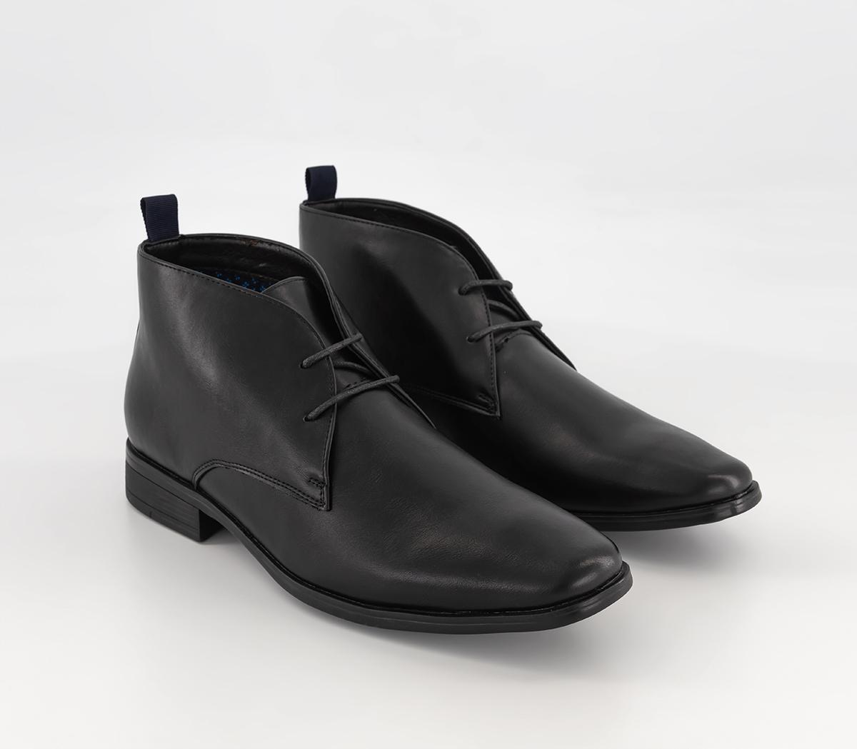 OFFICE Blackheath Chukka Boots Black Men’s Boots