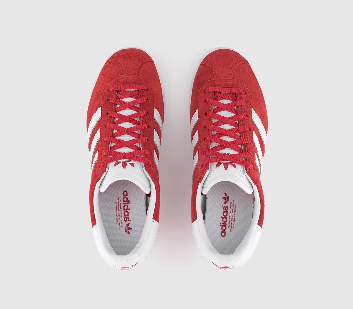 adidasGazelle 85 TrainersScarlet White Gold Met