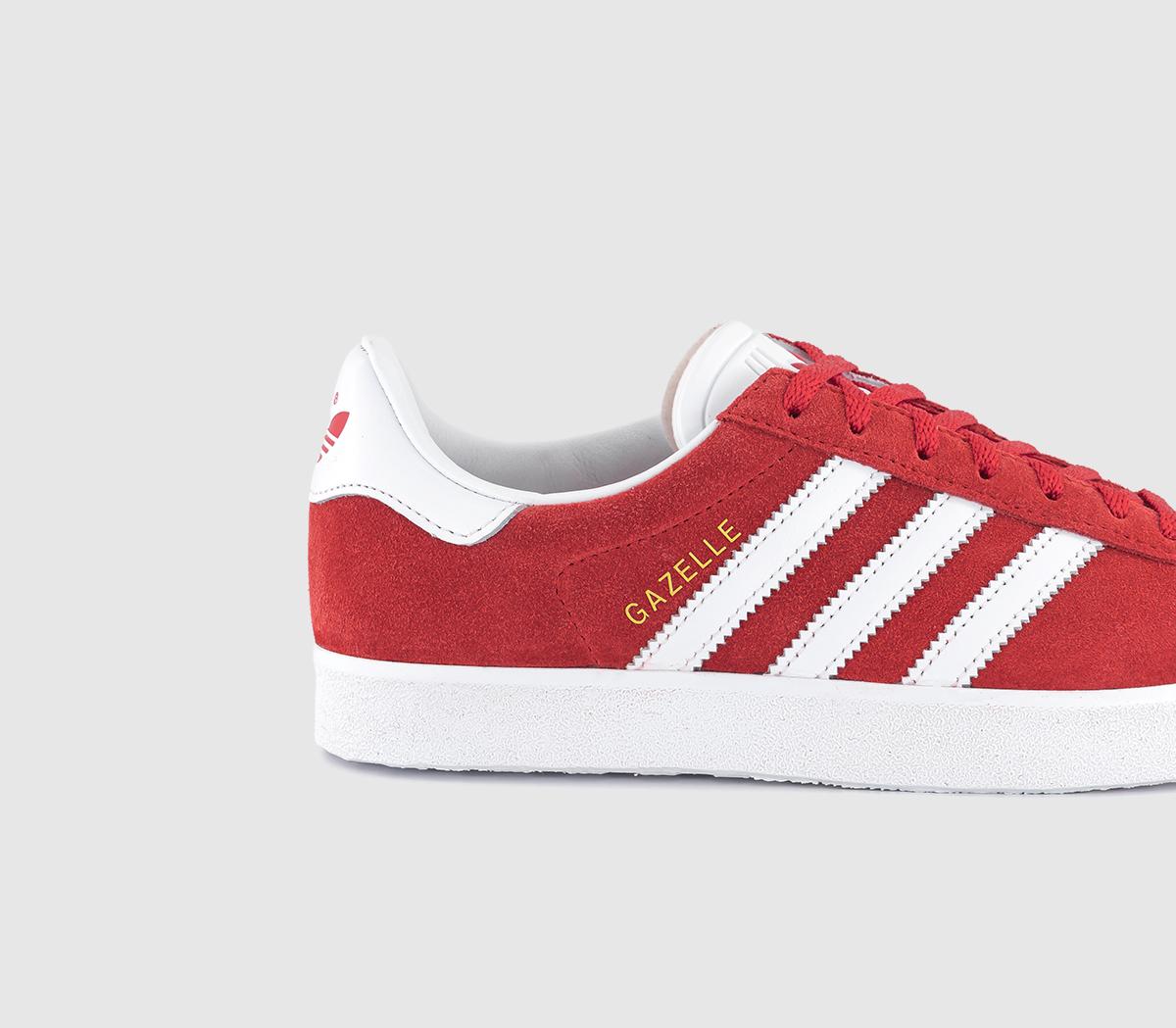 adidasGazelle 85 TrainersScarlet White Gold Met
