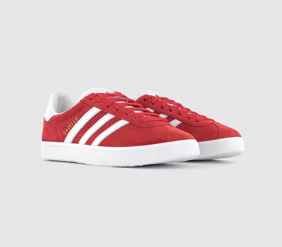 adidasGazelle 85 TrainersScarlet White Gold Met
