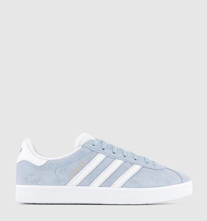 adidas Gazelle 85 Trainers Clear Sky White Gold Met
