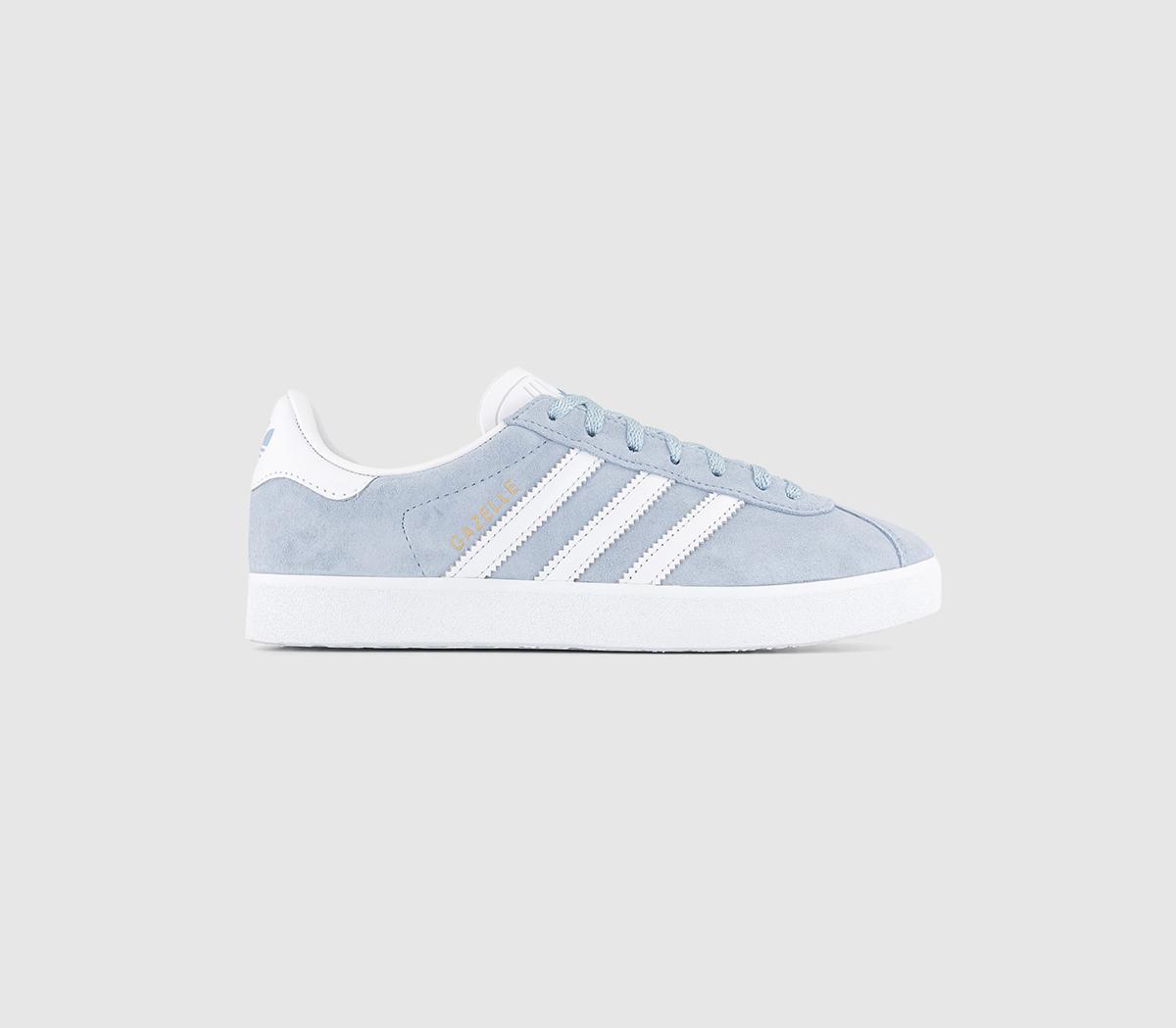 adidasGazelle 85 Trainers Clear Sky White Gold Met