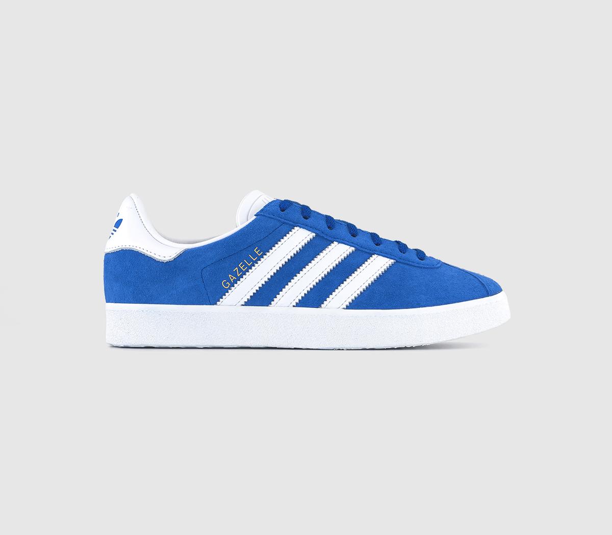 Gazelle 85 Trainers Royal Blue White Gold Met