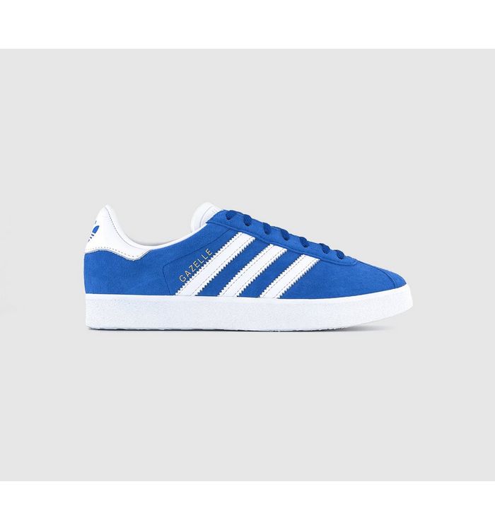 Adidas Gazelle 85 Trainers Royal Blue White Gold Met Suede