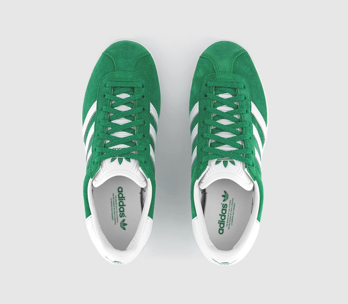adidasGazelle 85 TrainersGreen White Gold Met