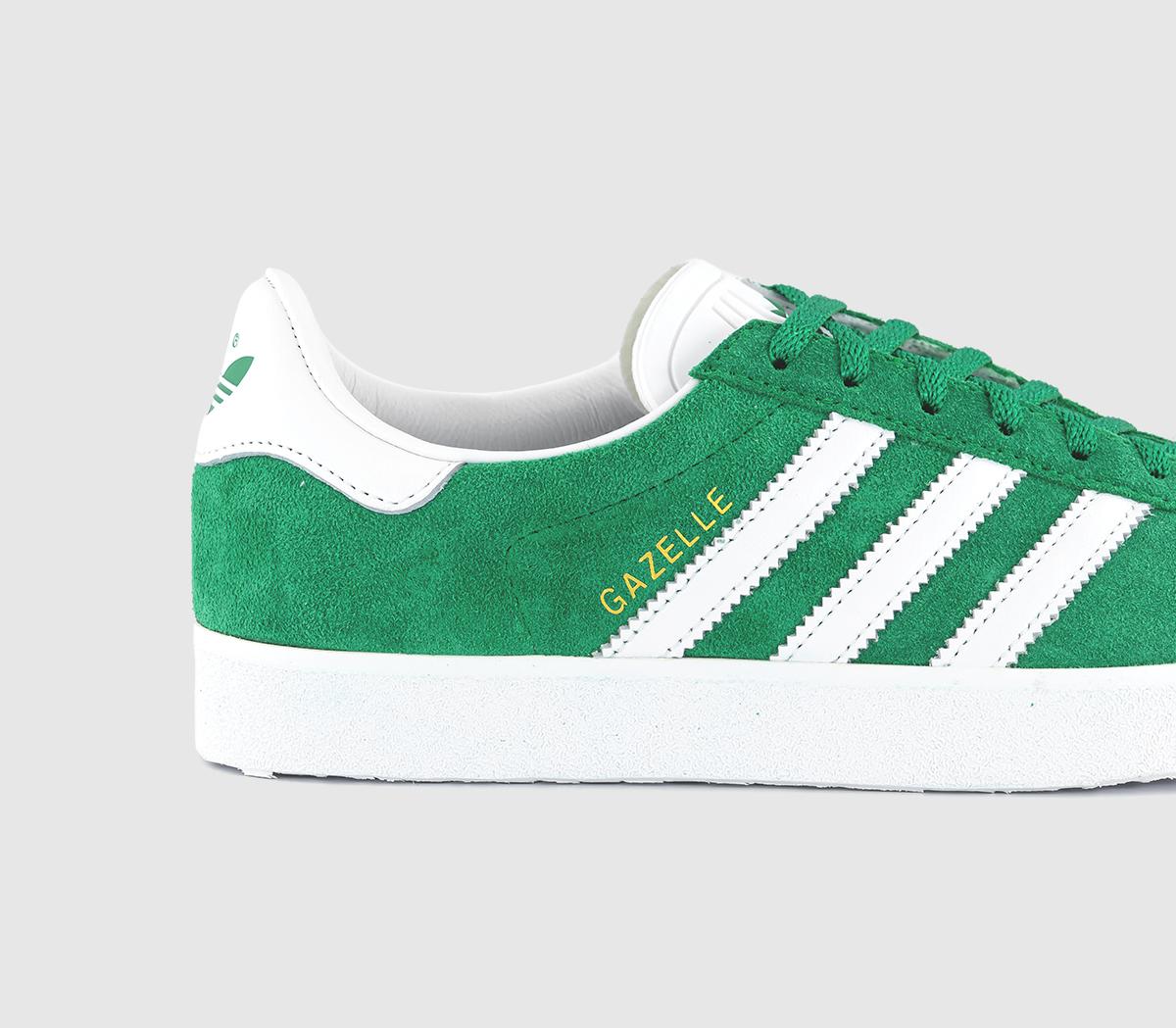 adidasGazelle 85 TrainersGreen White Gold Met