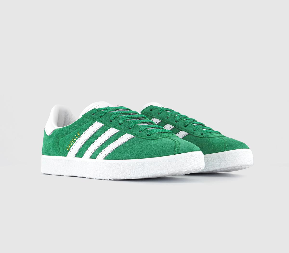 adidasGazelle 85 TrainersGreen White Gold Met