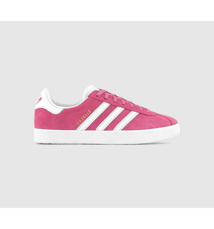 Adidas Gazelle 85 Trainers Pink Fusion White Gold Metpink